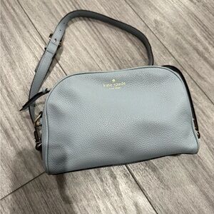 Kate Spade Light Blue Leather Crossbody Bag